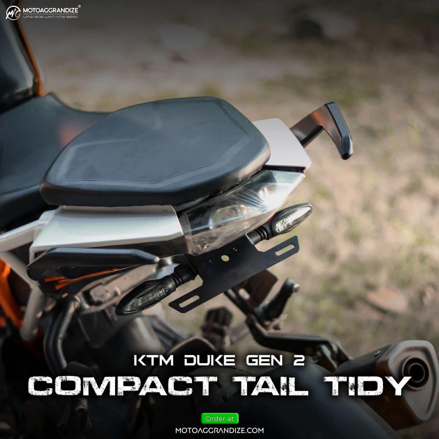 Tail Tidy/ Fender Eliminator Compact for KTM Duke 125/ 200/ 250/ 390 (Gen 2)