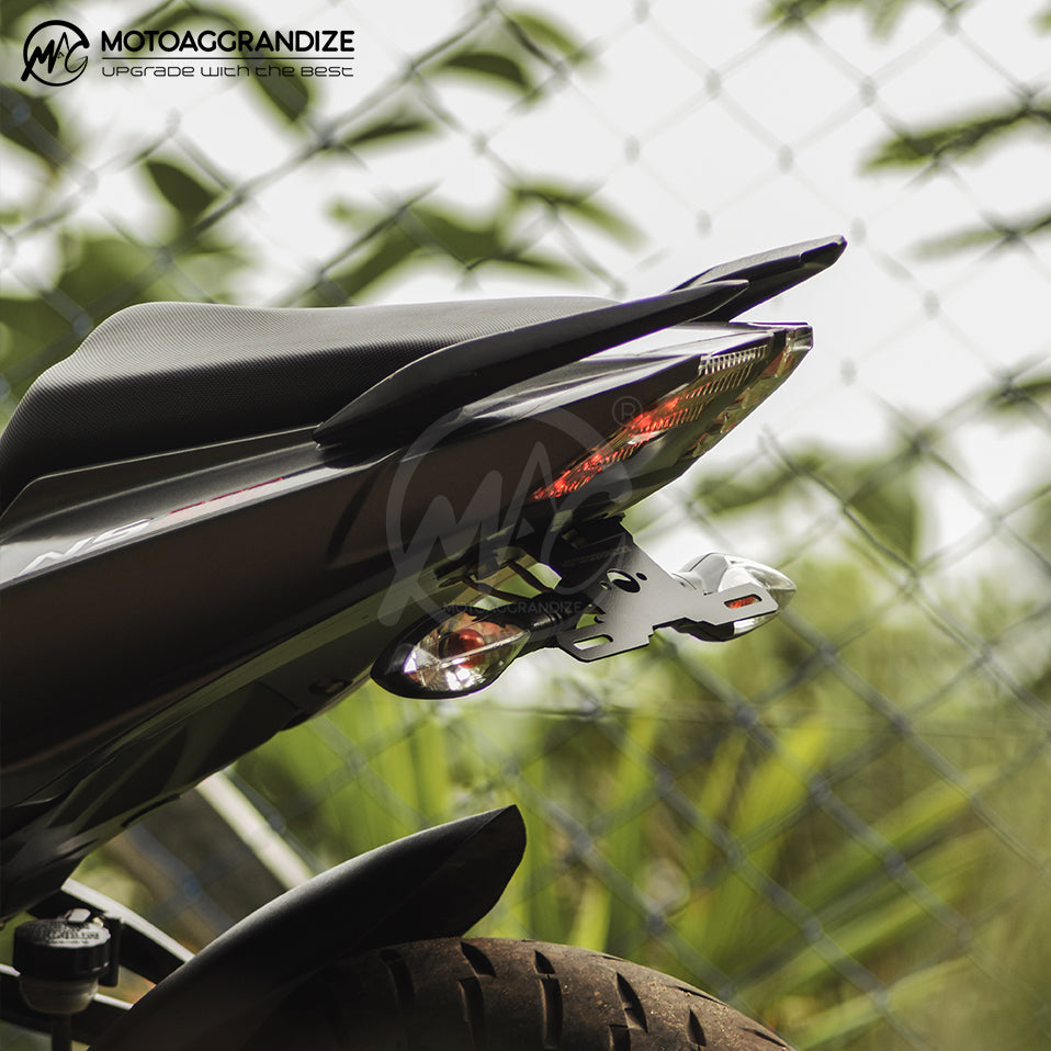Fender Eliminator/ Tail Tidy for Bajaj Pulsar NS 200 & RS 200 | Color: BLACK