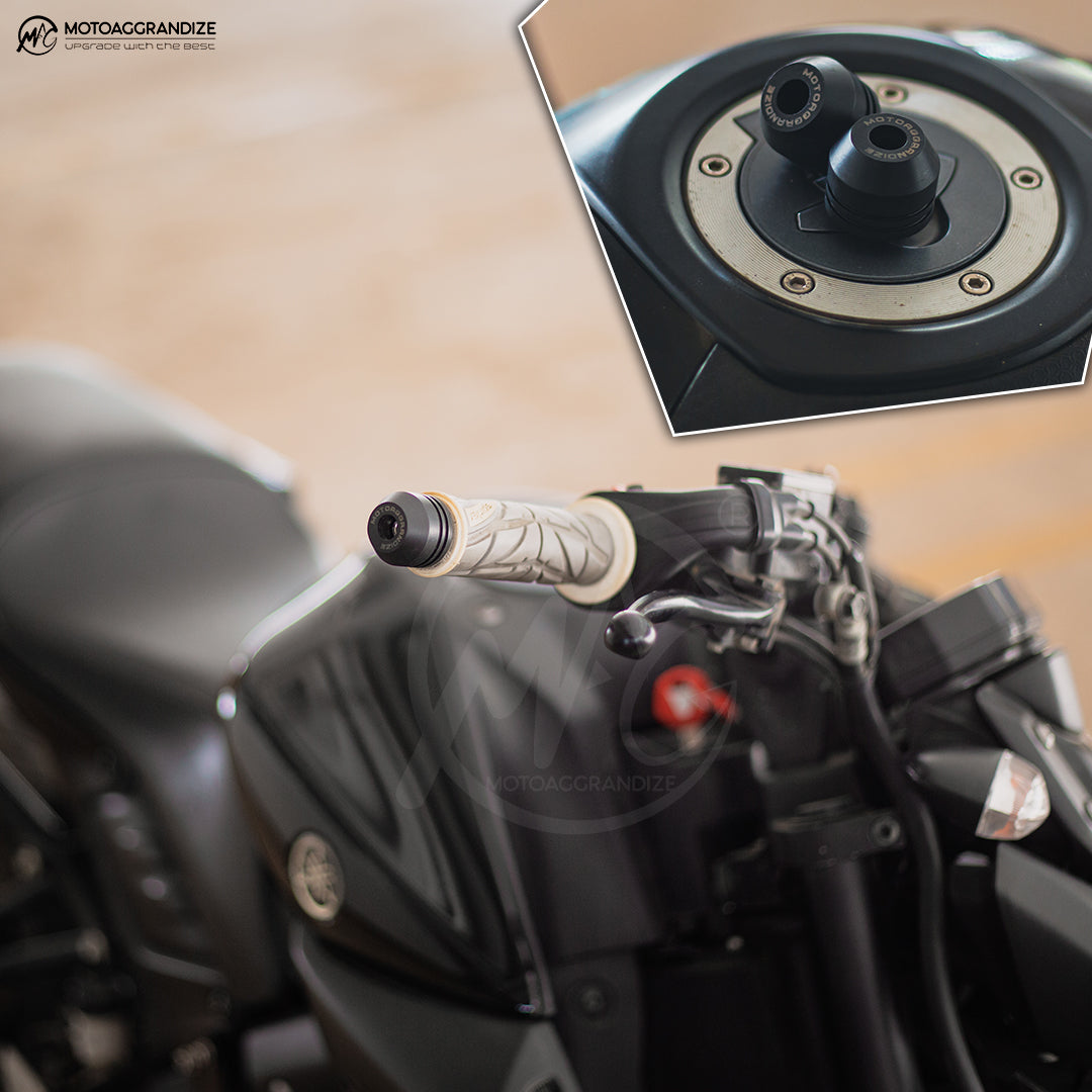 Bar End Sliders for Yamaha R15v3| R15S| MT15| FZ