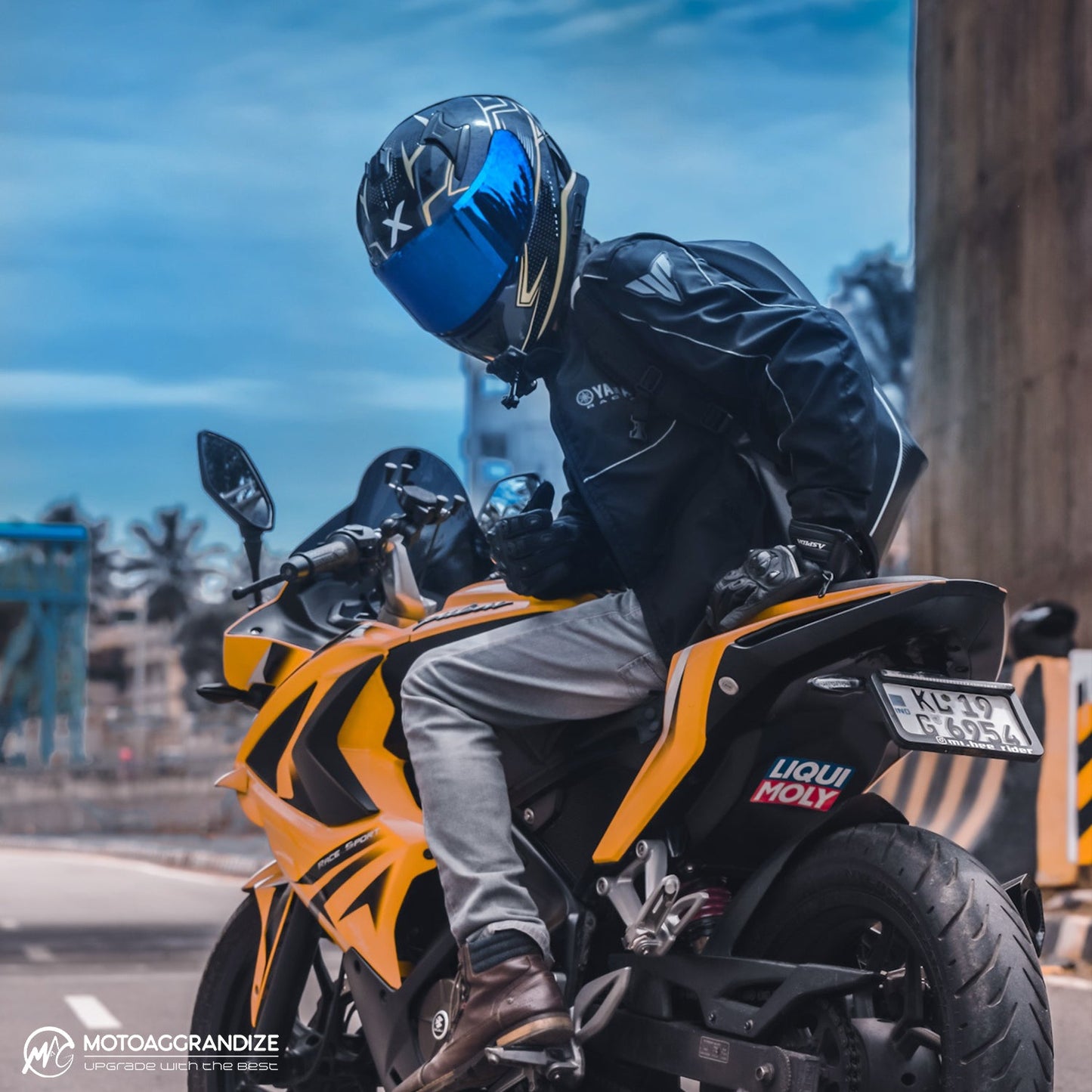 Fender Eliminator/ Tail Tidy for Bajaj Pulsar NS 200 & RS 200 | Color: BLACK