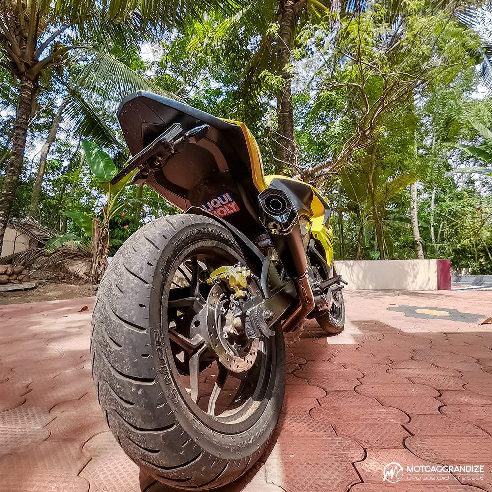 Fender Eliminator/ Tail Tidy for Bajaj Pulsar NS 200 & RS 200 | Color: BLACK