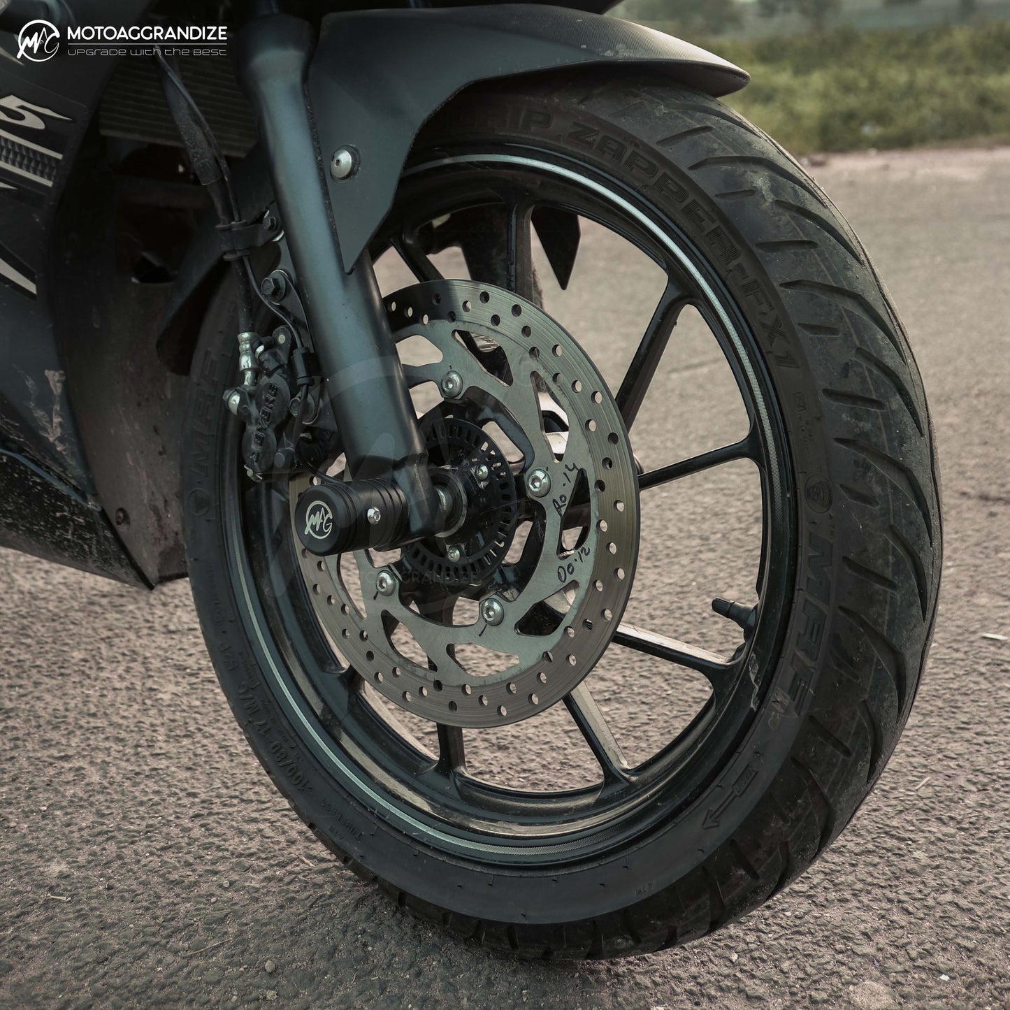 Motoaggrandize Fork Sliders for Yamaha FZ15 | FZ25 | R15V3 | R15V4 | R15V2 | MT15 (Version 1)
