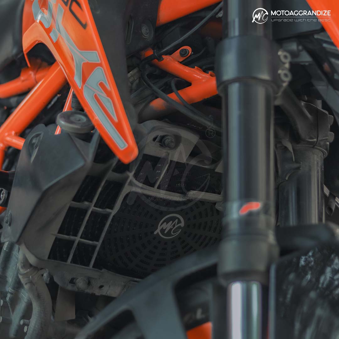KTM RC 125/ 200/ 250/ 390 Combo | Frame Sliders, Compact Tail Tidy, Radiator Guard, Fork Sliders