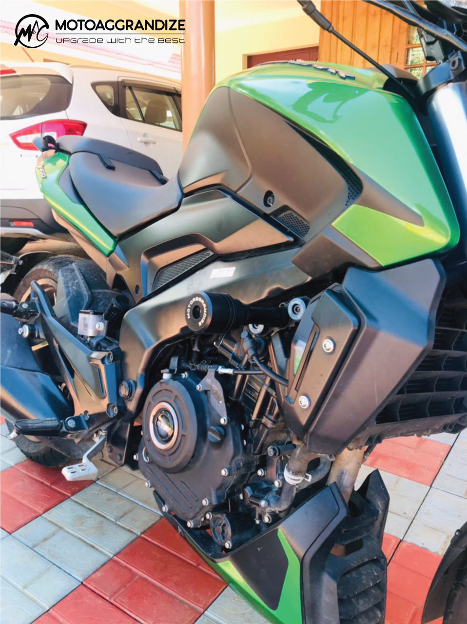 Frame sliders | Crash Protectors for Bajaj Dominar 250 | 400 UG (2019 +)