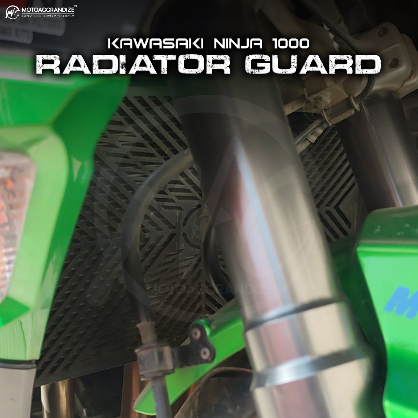 Radiator guard for Kawasaki Ninja 1000