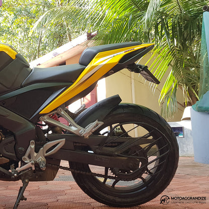Fender Eliminator/ Tail Tidy for Bajaj Pulsar NS 200 & RS 200 | Color: BLACK