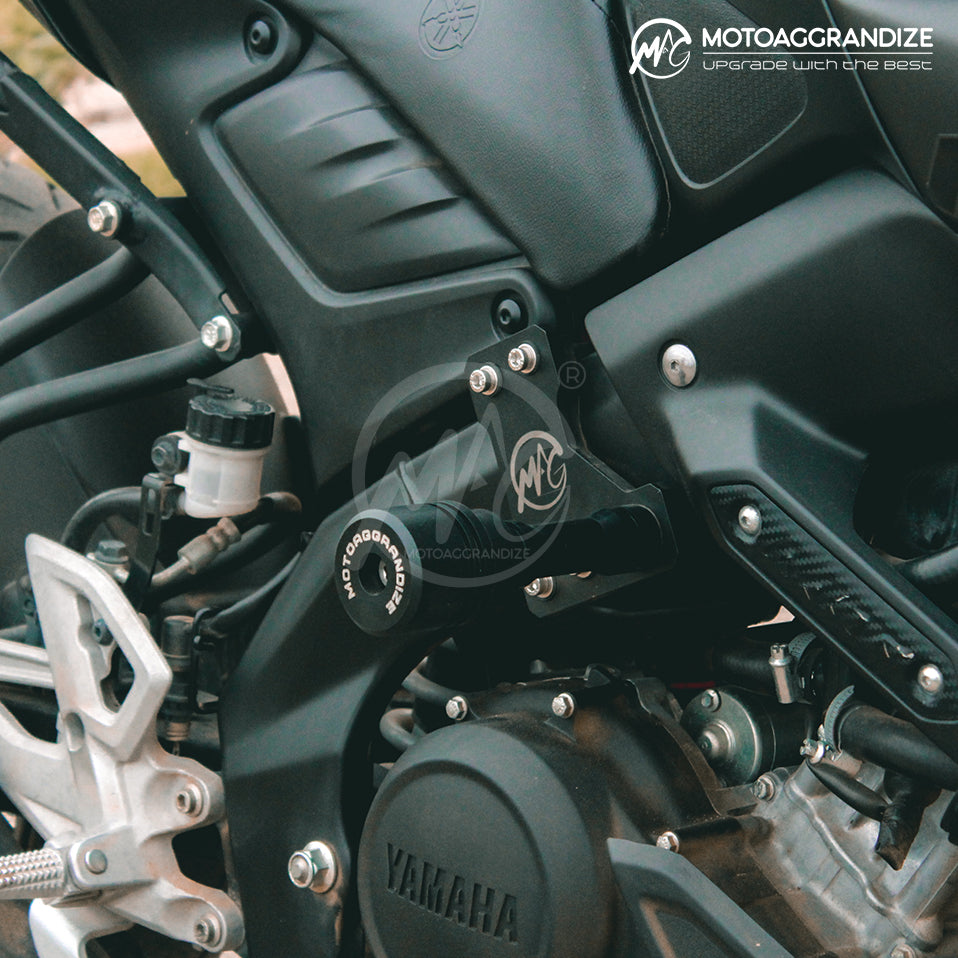 Yamaha MT15 Combo | Frame Sliders, Radiator Guard, Fork Sliders, Tail Tidy