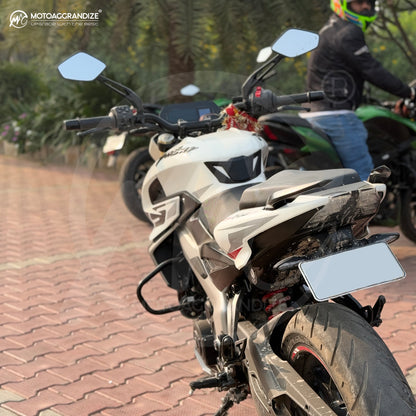Fender Eliminator/ Tail Tidy for Bajaj Pulsar NS 200 & NS400Z | RS 200 | Color: BLACK