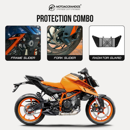 Protection Combo for KTM Duke 250| 350| 390R Gen 3 (2024+)