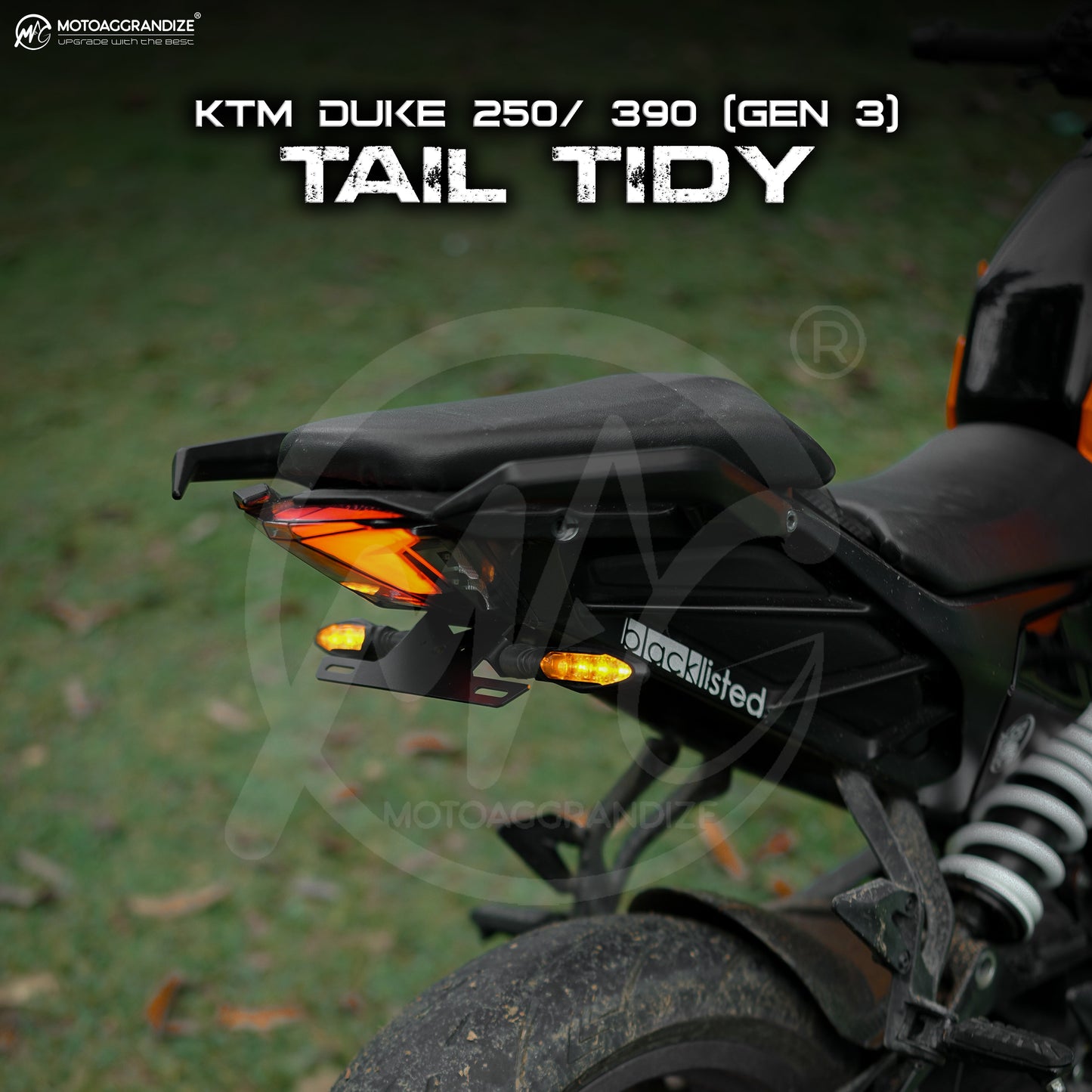 Tail Tidy/ Fender Eliminator Compact for KTM Duke 250| 350| 390R Gen 3 (2024+)