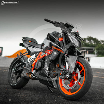 Motoaggrandize Frame sliders/ Crash Protectors for KTM Duke 250| 350| 390R Gen 3 (2024+)