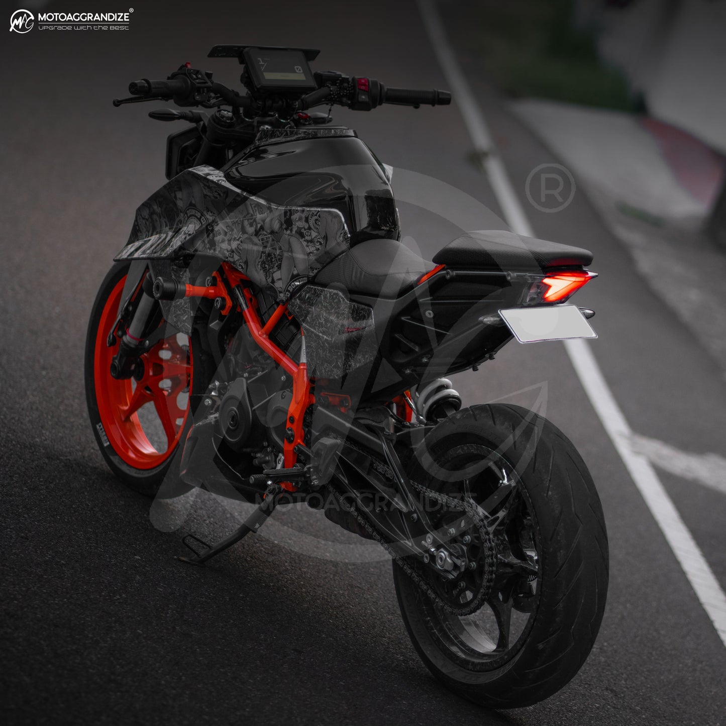 Tail Tidy/ Fender Eliminator Compact for KTM Duke 250| 350| 390R Gen 3 (2024+)