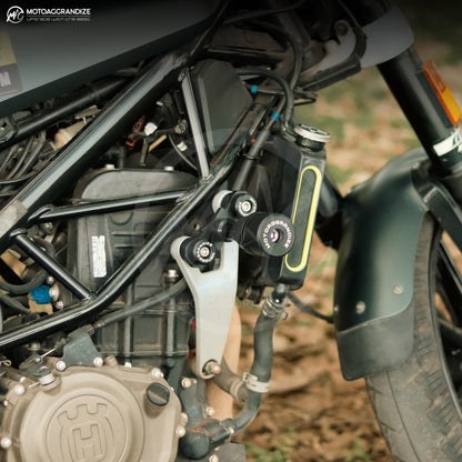 Motoaggrandize Frame sliders | Crash Protectors for Husqvarna Vitpilen | Svartpilen