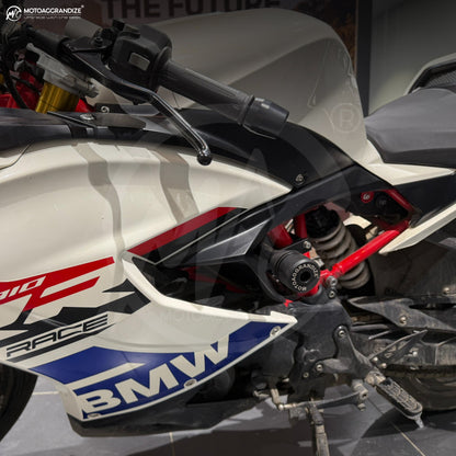 Motoaggrandize Frame sliders/ Crash Protectors for BMW G 310 RR | TVS Apache RR 310 - Motoaggrandize