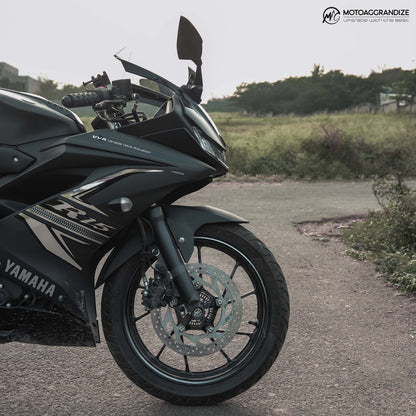 Motoaggrandize Fork Sliders for Yamaha FZ15 | FZ25 | R15V3 | R15V4 | R15V2 | MT15 (Version 1)