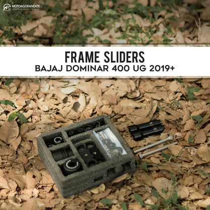 Frame sliders | Crash Protectors for Bajaj Dominar 250 | 400 UG (2019 +)