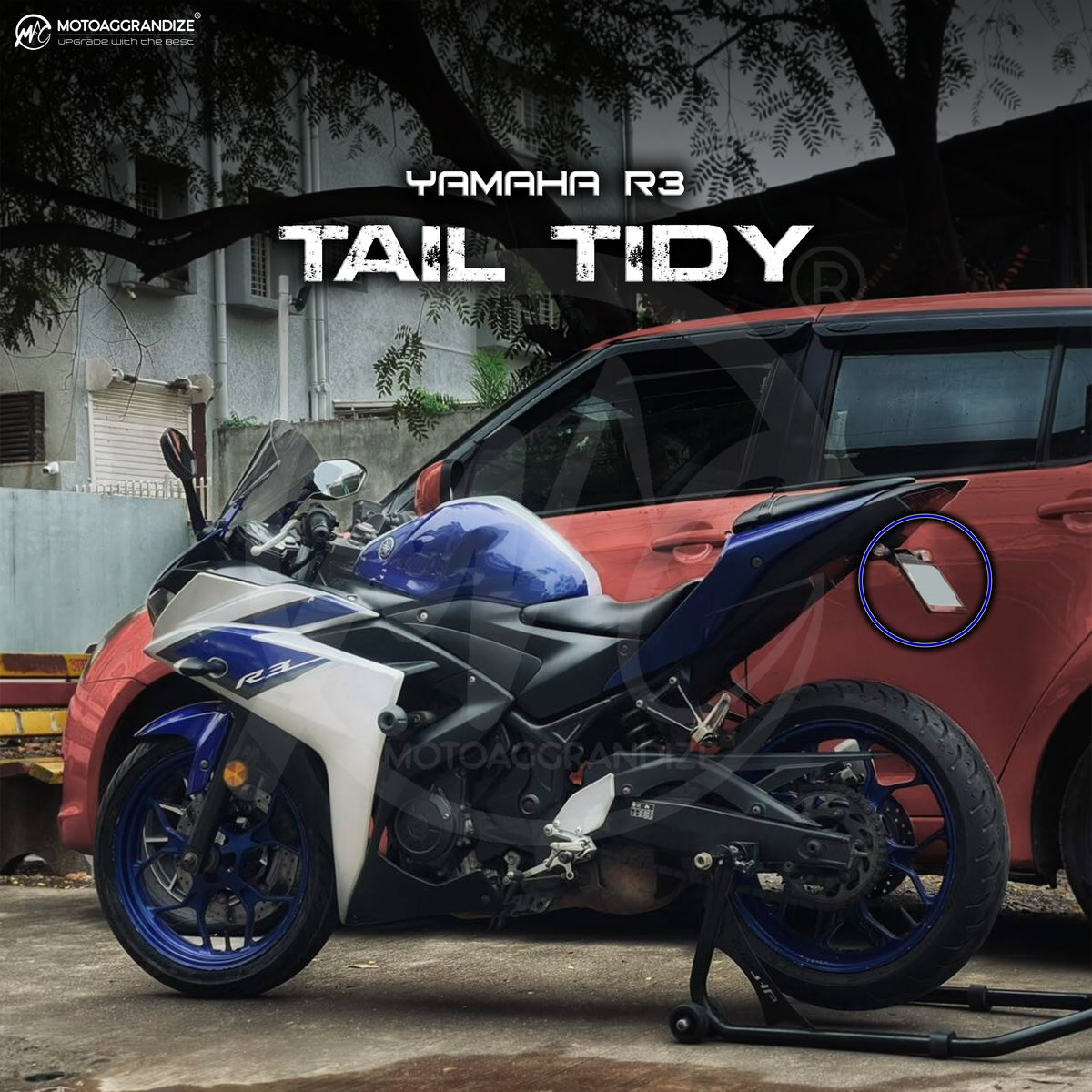 Tail Tidy / Fender Eliminator for Yamaha R3