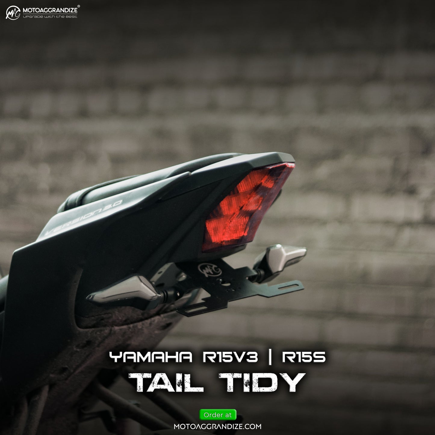 Tail tidy/ Fender Eliminator for Yamaha YZF R15 V3